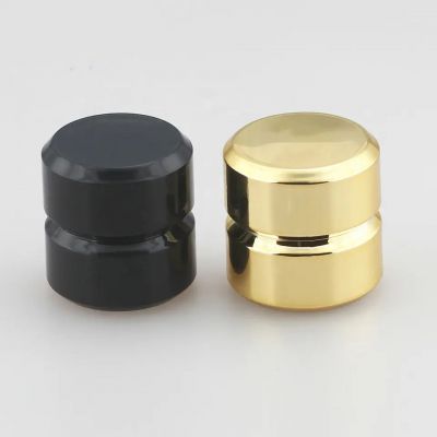 Hot sale plastic perfume cap for 15mm spray perfume bottle cap Customized Round Cap luxury gold perfume lids