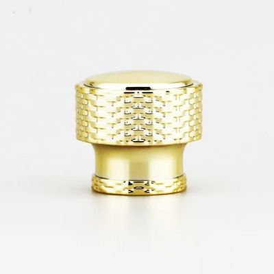 Metallic texture Plastic ABS customized color perfume bottle cap Wholesale unique shape luxury perfume cap