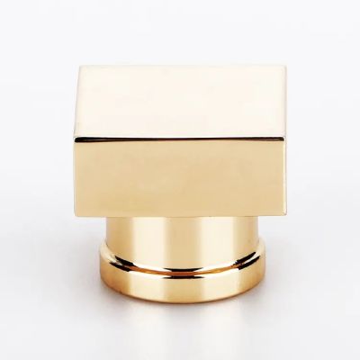 2023 Best design perfume bottle Factory OEM Perfume Bottle Capssquare customized color metal zinc alloy perfume lids