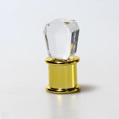 Manufacturer Supply Luxury Plastic ABS splice Acrylic perfume cap Free Sample irregular shape perfume bottle lid