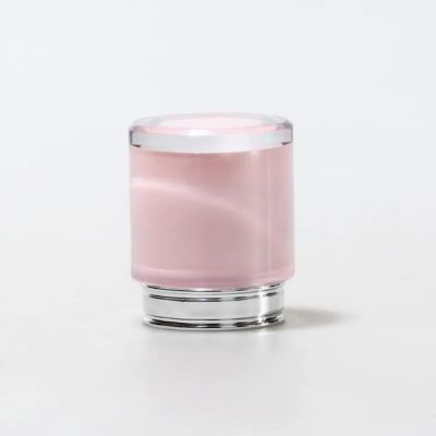 Manufacturer Supply Luxury Plastic ABS splice Acrylic perfume cap Free Sample cylinder perfume bottle lid