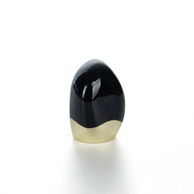 Perfume Cap Manufacturer Custom Logo Luxury Aluminum Marble Crown Metal Gold Crimp Bottle Lid Magnetic Zamac Perfume Cap