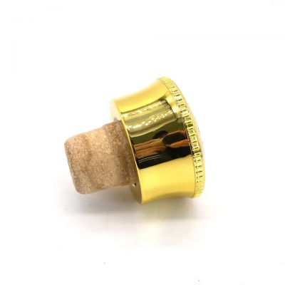 Custom zamac wine bottle lids shiny gold zinc alloy metal perfume logo bottle caps