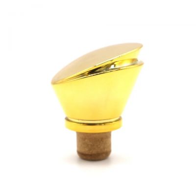 Chinese factory zinc alloy die-casting wine glass bottle cap metal perfume cap logo customization