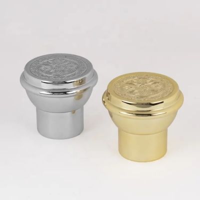 perfume cap for perfume bottle can be made by zamac or plastic