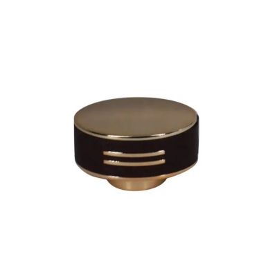 High Quality Unique Composite Material Custom Gold Black 15Mm Perfume Caps