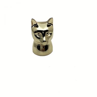 Unique Outstanding Design Civet Cats Zamac Cap For Perfume Bottle