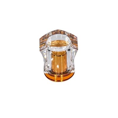 Custom Diamond Shaped Crystal Plastic Surlyn Luxury Perfume Bottle Cap