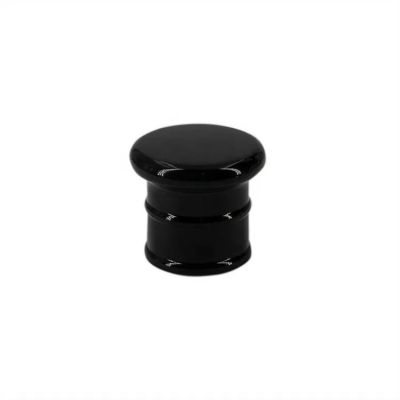 Wholesale Promotion Black Mushroom Shape Zamac Metal Aluminum Perfume Cap