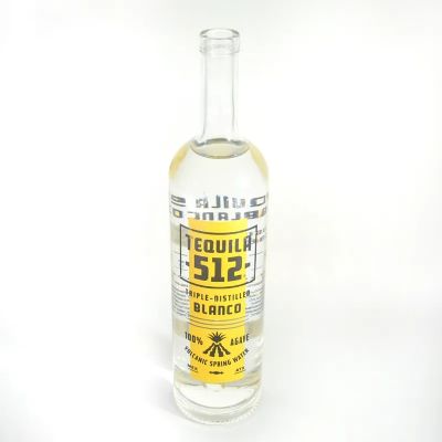 Hot sale super flint glass liquor bottle spirit whisky thin long neck cylinder 750ml vodka clear brandy custom label decal