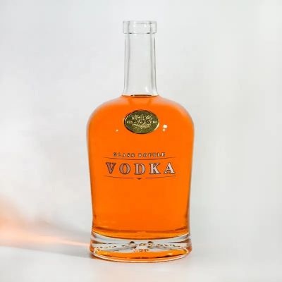 Brandy Vodka Gin Spirit Glass Bottle 500ml 750ml Liquor Bottle Glass Bottle