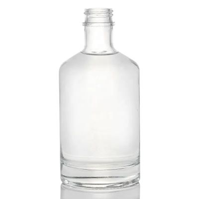High Grade Transparent 500ml 700ml Wine Glass Bottle Milk Ice Vodka Wine Glass Bottle