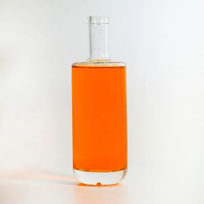 375ml 500ml 750ml Customizable Vodka Bottle Glass Liquor Bottle