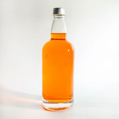 Empty 750ml Glass Bottle Thick Bottom Luxury Customized Oslo Liquor Whiskey Vodka Glass Bottle Samples 700 Ml 750 Ml