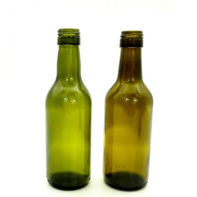 Custom Box Wholesale Mini 187 ml Bordeaux Wine Bottle 187ml Glass Wine Bottles