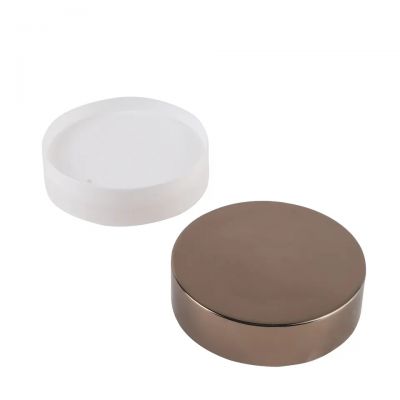 89-400-25 cream caps silver gold metal lid with liners aluminum screw caps for jar