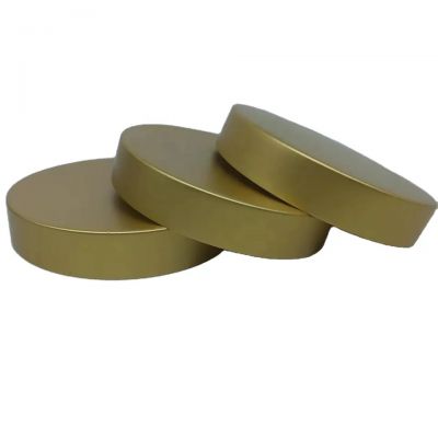 Ready to ship High quality aluminum cap 70/400 matte gold color in stock