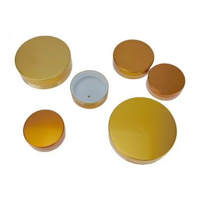 38/400 45/400 58/400 89/400 shiny and matte Gold aluminum plastic cap lids