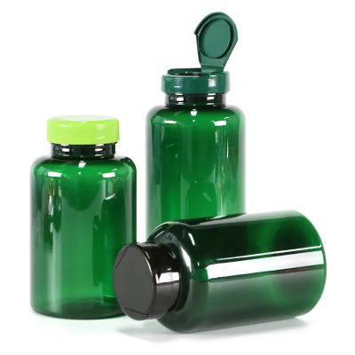 Customized color 300ml pet gel sugar zinc tablets soft sugar food grade health care product bottle