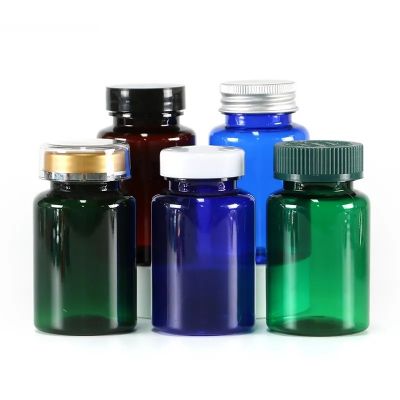 120cc 150cc 200cc Plastic Bottle Supplement Capsules Jar Container Pill Powder Sports Nutrition Packaging