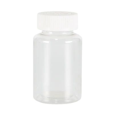 150ml Transparent Empty Pet Plastic Pharmaceutical Pill Capsule Bottles With Child Proof Resistant Screw Cap