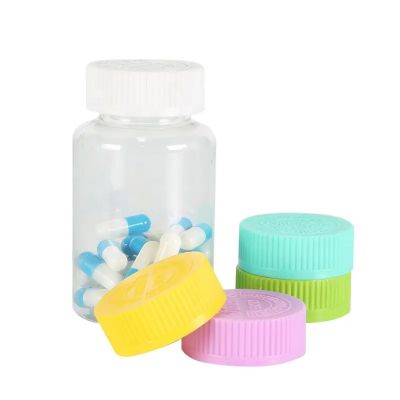 Satisfied Price Plastic Pill Bottles 150ml Transparent Capsule Bottle For Seal Vitamin With White Cap