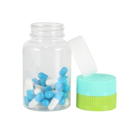 Custom Packaging Pet Plastic Bottle For Pill Bottle Gummy Vitamins Healthcare Supplement Container