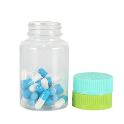 Factory Wholesale 150ml Transparent Dietary Supplement Softgel Capsule Plastic Pet Bottles With Child Resistant Screw Cap