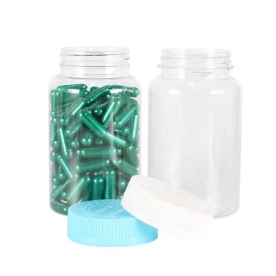 Discount Price For 300ml Plastic Packaging Bottles Pet Plastic Bottles For Gummy Candy Tablets