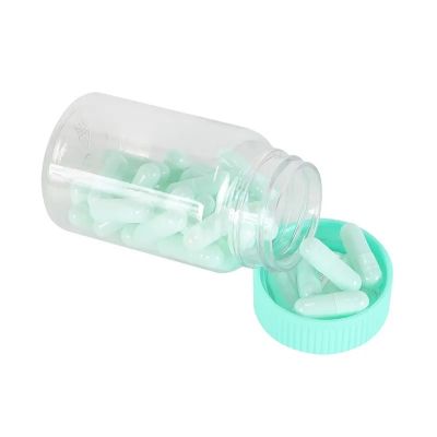 100ML Transparent Empty Storage Cosmetic Pill Capsule Supplement Vitamin Pet Plastic Bottles With Child Resistant Screw Cap