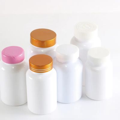 Wide Mouth 60ml-500ml transparent white Plastic Pill Capsule Bottles For Tablet