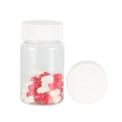 100ml Transparent Supplement Plastic Capsule Vitamin Medicine Pill Plastic Bottle With Child Proof Resistant Screw Cap