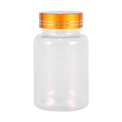 Wholesale 120ml Transparent Empty Storage Child Proof Resistant Pet Plastic Pill Pharmaceutical Bottles With Aluminum Cap