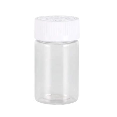 pet plastic empty capsule bottle reasonable price 60ml round vitamin container with CRC cover