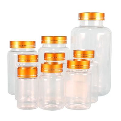 60ml 100ml 120ml 150ml Custom Empty Vitamin Wide Mouth Health Care Solid Capsule Packaging Clear Medicine Plastic Pill Bottle