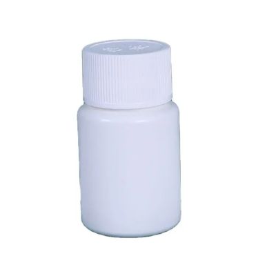 White Custom 50ml 100ml 150ml Pill Bottles Capsule Bottle Pet Plastic Screen Printing Hdpe Bottle