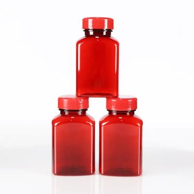 Plastic Pill Bottle 150ml Pet Pharmaceutical Capsule Pill Bottle With Seal Medicine Vitamin Bottles Containers