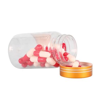 Satisfied Quality Custom 100ml Packaging Pet Plastic Bottle Pill Capsules Bottles With Metallic Lid