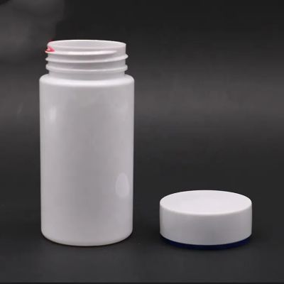 best selling 150ml white pet plastic empty bottle vitamin container with screw cap protein powder calcium storage