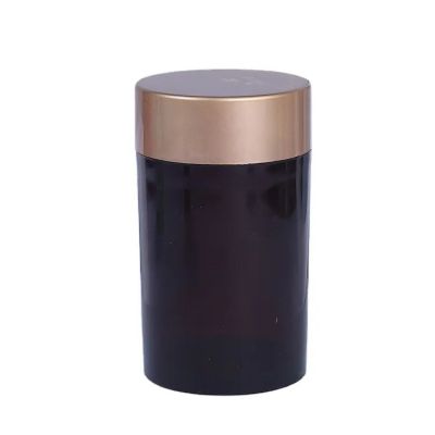 500ml Black Soft Touch Supplement Bottles Jar Container For Powder Packaging Plastic Jars With Aluminum Cap