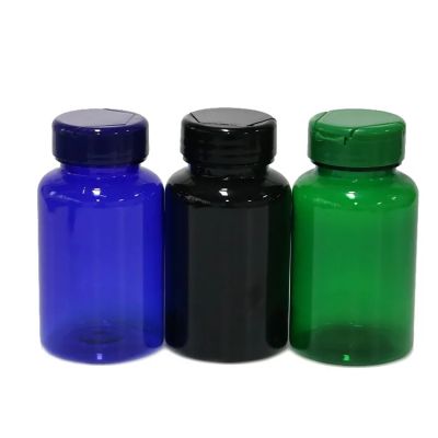 120 150ml black green blue plastic bottle vitamin healthcare supplement storage calcium pills capsules containers
