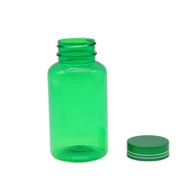100ml 120ml 200ml 250ml 300ml 500ml Light Green Empty Candy Capsule Health Care Pill Pet Plastic Bottle