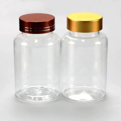 100ml120ml 150ml 200ml250ml Clear PET Pharmaceutical Bottles Gummy Container Plastic Vitamin Supplement Bottle with 38-400 Neck