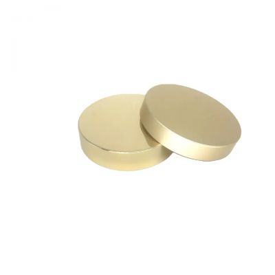 89/400 Silver And Gold Aluminum Screw Cap / Lid For Jars