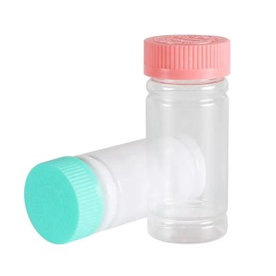High Quality 100cc Medicine Plastic Bottle pill Bottle With Colors Custom vitamin calcium containers with CRC Cap