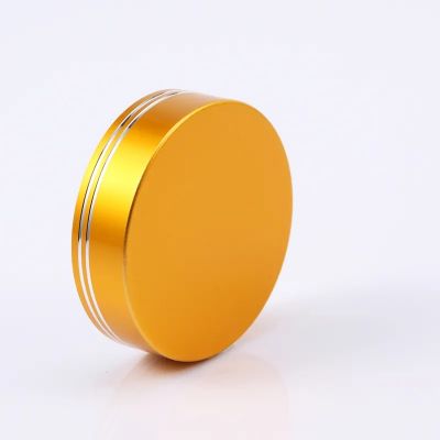 53mm aluminum closure / metal lid/ aluminum screw cap with free sample for pill bottle and child resistant lid