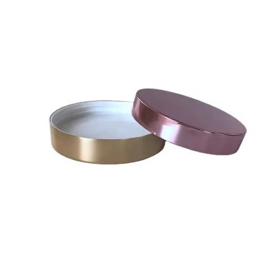 Color as your request 56/400 58/400 70/400 89/400 shiny silver and rose gold aluminum plastic lid