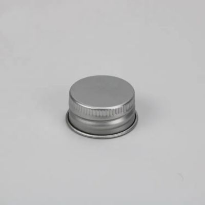 Silver Color Diam 24mm Aluminum Screw Cap For Bottle 24410 Alum Lid
