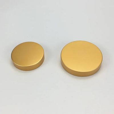 89/400 matte gold aluminum closure aluminum coating cap