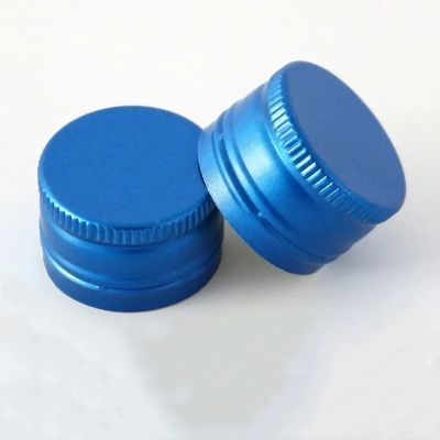 28 mm Oral liquid anti-theft bottle caps accept customized color aluminum rotating caps